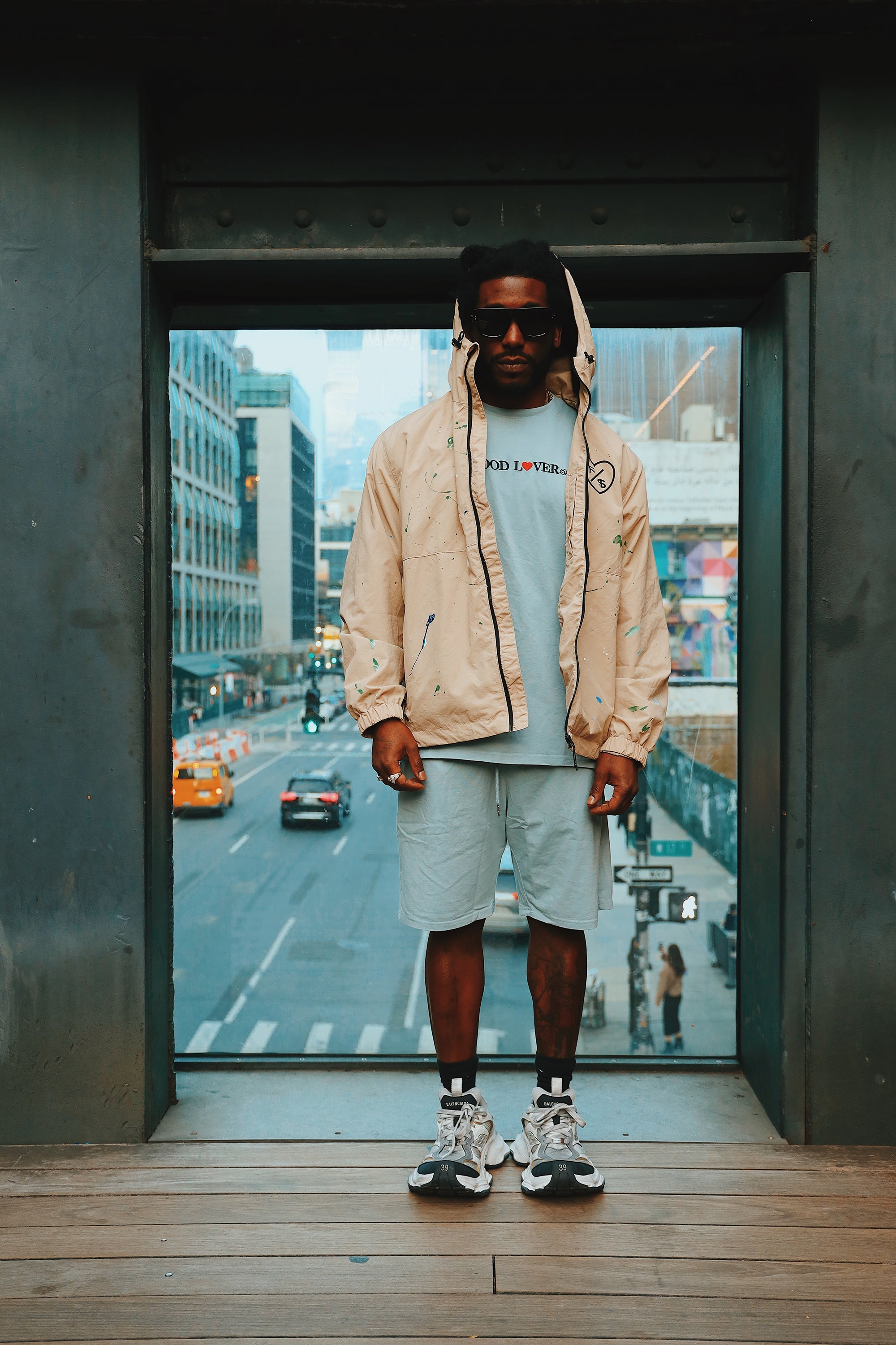 Hood Lover (Vintage Denim - Shorts)