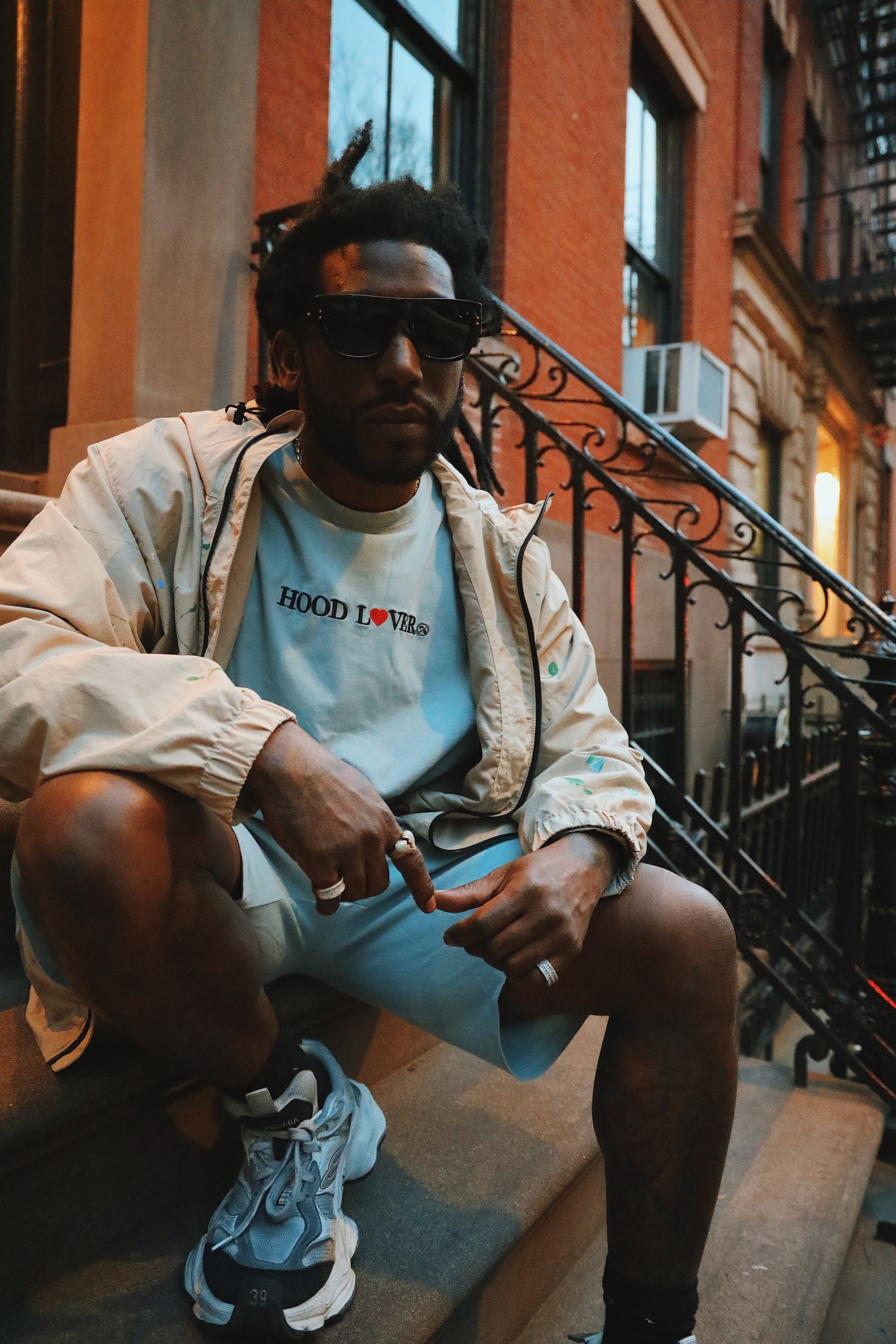 Hood Lover (Vintage Denim - Shorts)