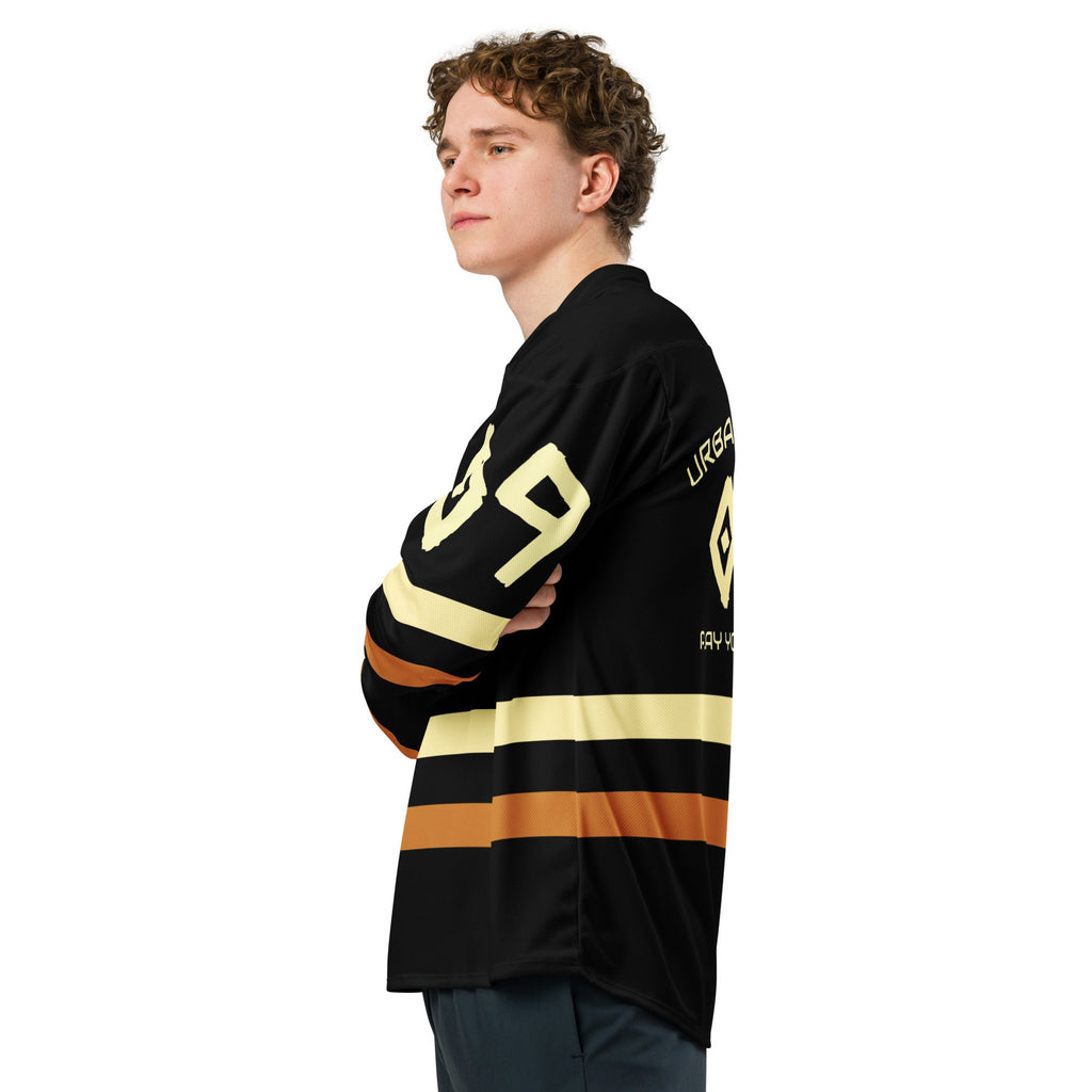 Men’s “District 09” Streetwear Hockey Jersey – Premium Recycled Polyester | Moisture-Wicking | Relaxed Fit